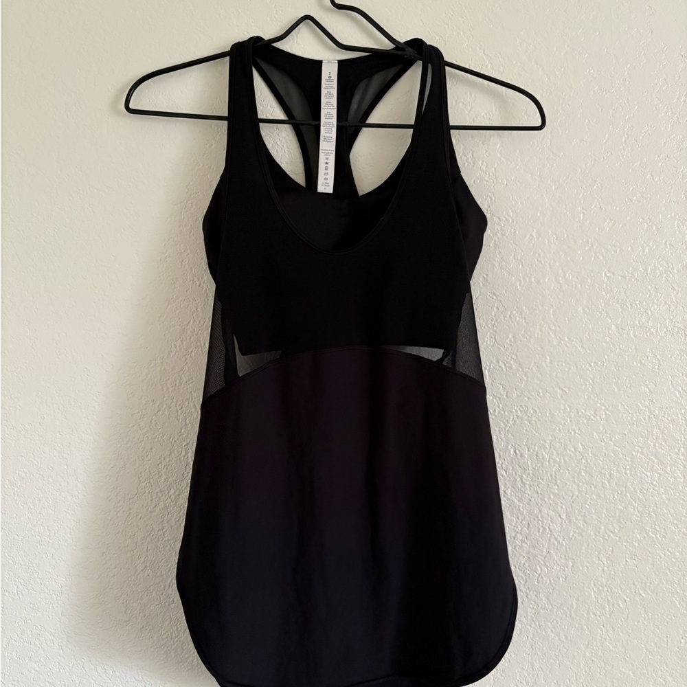 Lululemon Twist Around 2 In 1 Tank Sports Bra Athleisure Yoga Running Pickleball - Picture 2 of 5